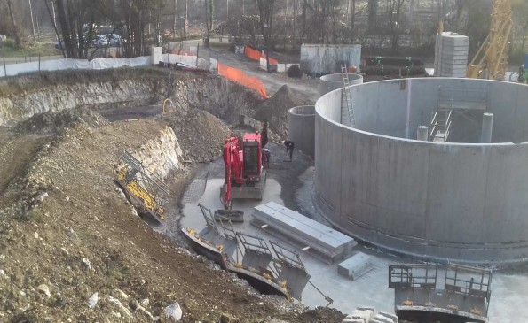 Construction Station épuration Salies-du-Salat
